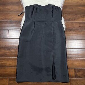 NEW‎ Anthropologie Hutch Women's Plus Size 20 W Black Bow Back Midi Dress